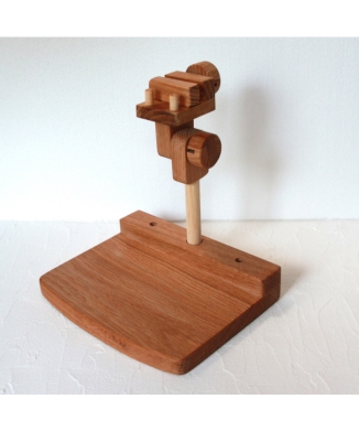 【エディ工房】丸枠スタンド(オークモデル)