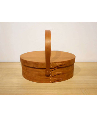 【木工房結】woodworkmusubi ハンドル付シェーカーソーイングボックス