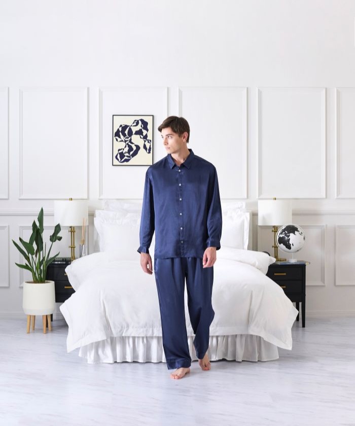 19匁 シルクパジャマ / パンツ / メンズ(L267D002)｜阪急百貨店公式