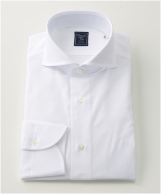 絡み織 ドレスシャツ　HS8S-C-168