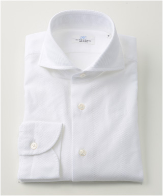 絡み織 ドレスダウンシャツ　HG8S-C-186