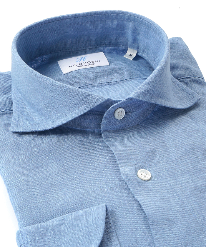 リネン ドレスシャツ HG0S-H-392(M2020136)｜HANKYU MEN'S