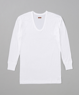 長袖U首シャツ　0031-22