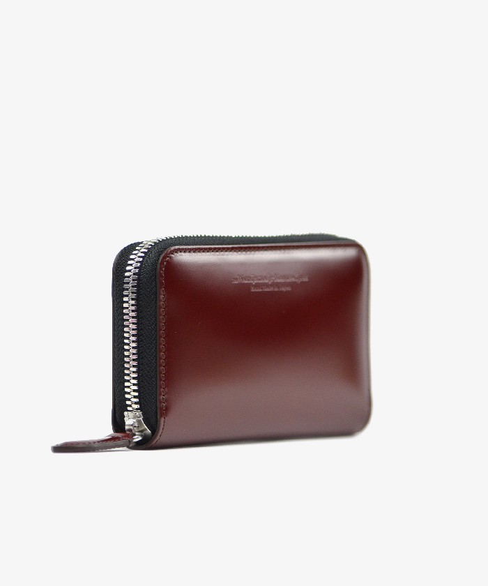 ★未使用品★SOMES SADDLE コードバン ラウンドジップ ケース コードバン ラウンドジップミドルケース AA07029(M2120032