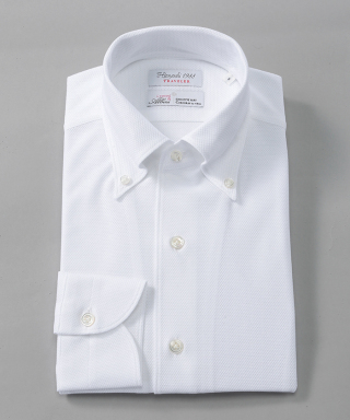 TRAVELER ALBINIカットソー ワンピースカラー（スリムフィット）　HS1S-OB-431