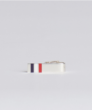 RWBエナメルストライプ ショートネクタイピン　MZT002B-00002