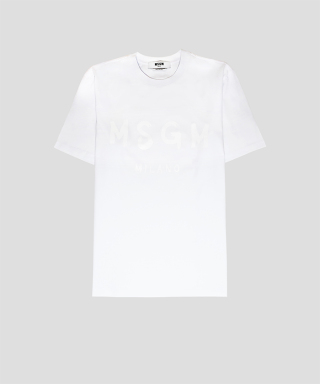 MSGM ブラッシュロゴTシャツ 【EXCLUSIVE】　3040MM97J 217098