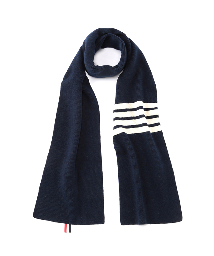 カシミヤ 4BAR ストール MKS026A-00011(M21N0040)|HANKYU MEN'S カシミヤ 4BAR ストール MKS026A-00011(M21N0040)|HANKYU MEN'S