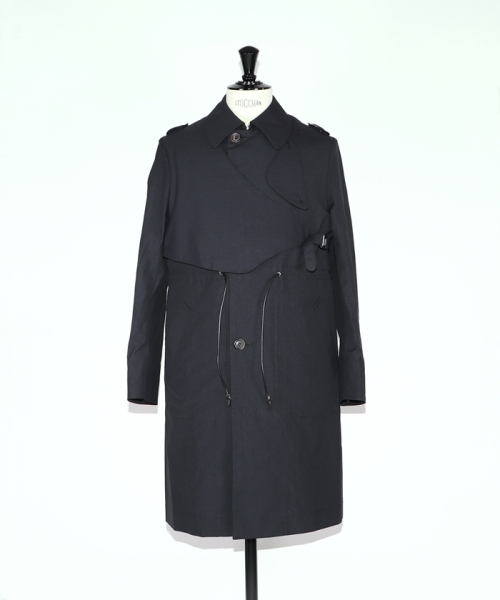 ノブユキマツイ Wool Washi Trench coat