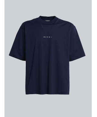 MARNIロゴボクシーフィットTシャツ　HUMU0223P1USCS87