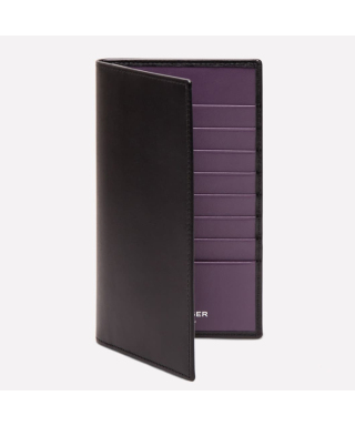 ETTINGER エッティンガー 長財布 ブラック パープル 阪急メンズ限定 ETTINGER エッティンガー 長財布 メンズ ラウンドファスナー