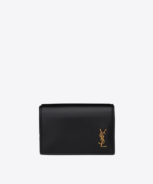 YSL  サンローラン　オリガミ　タイニーウォレット(グレインレザー)財布