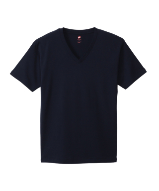 Hanes PREMIUM Japan Fit VネックTシャツ　HM1-V002