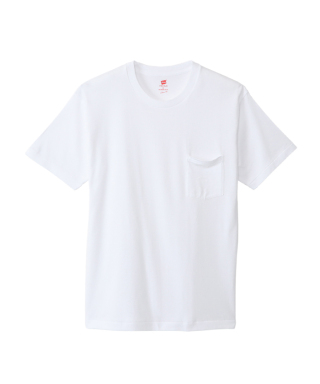 Hanes PREMIUM Japan Fit クルーネックポケットTシャツ　HM1-V003
