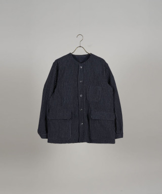 FRENCH WORK JACKET WOOL HICKORY　80450030006