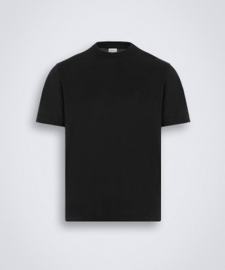 クルーネックニットTシャツ　UJCA0LPZ600