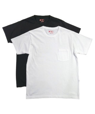 ヘインズ 2P Japan Fit クルーネックポケットTシャツ　H5340