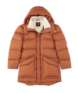ムートンコンビシャイニーダウン　BORDEAUX
