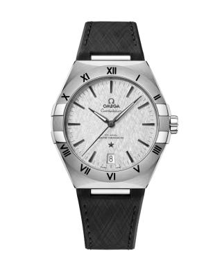 【OMEGA】コンステレーション コーアクシャルマスタークロノメーター グレー2×SS レザー 41mm