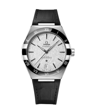 【OMEGA】コンステレーション コーアクシャルマスタークロノメーター グレー×SS レザー 41mm