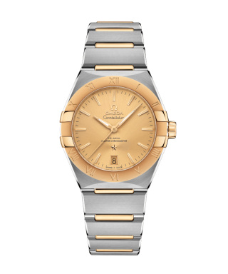【OMEGA】コンステレーション コーアクシャルマスタークロノメーター ゴールド×SS×YG ブレス 36mm