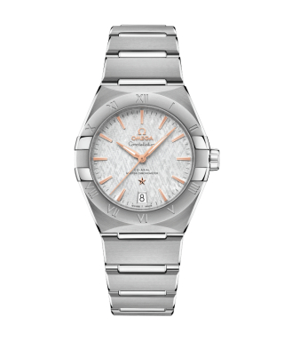 【OMEGA】コンステレーション コーアクシャルマスタークロノメーター グレー×SS ブレス 36mm