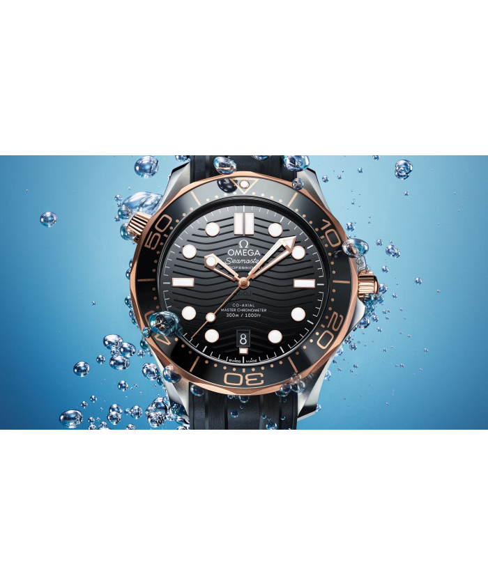 OMEGA】シーマスター ダイバー300M ブラック×ブラック×セドナ OMEGA】シーマスター ダイバー300M ブラック×ブラック×セドナ