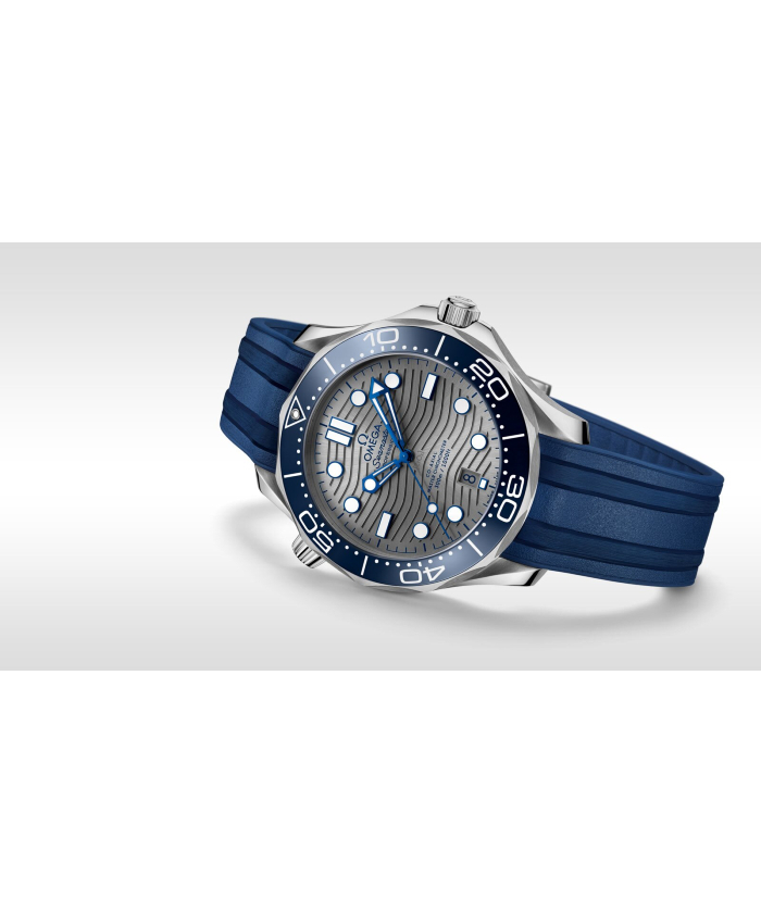 OMEGA】シーマスター ダイバー300M グレー×ブルー ラバー OMEGA】シーマスター ダイバー300M グレー×ブルー ラバー
