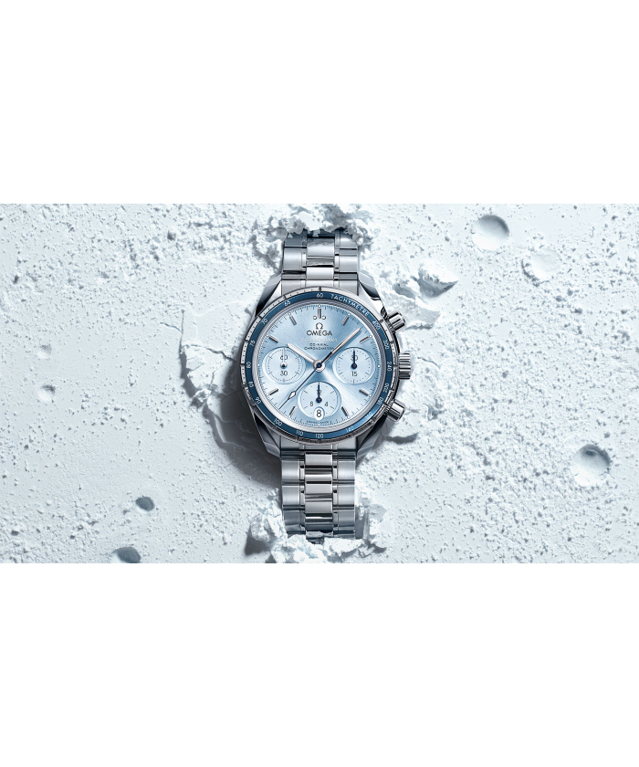 Ω 腕時計 OMEGA】スピードマスター 38mm ブルー×ステンレススティール