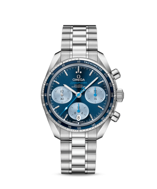 【OMEGA】スピードマスター 38mm ブルー×ステンレススティールブレスレット “オービス”