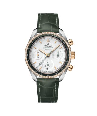 OMEGA】スピードマスター 38mm スティール×ダイヤモンド×グレー OMEGA】スピードマスター 38mm スティール×ダイヤモンド×グレー