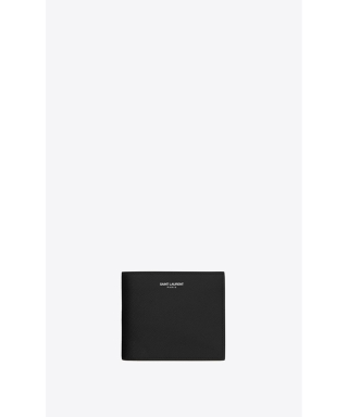 SAINT LAURENT パリ イースト／ウエスト ウォレット（グレイン・ド・プードル エンボスレザー／コインパース付き）　396303BTY0N1000