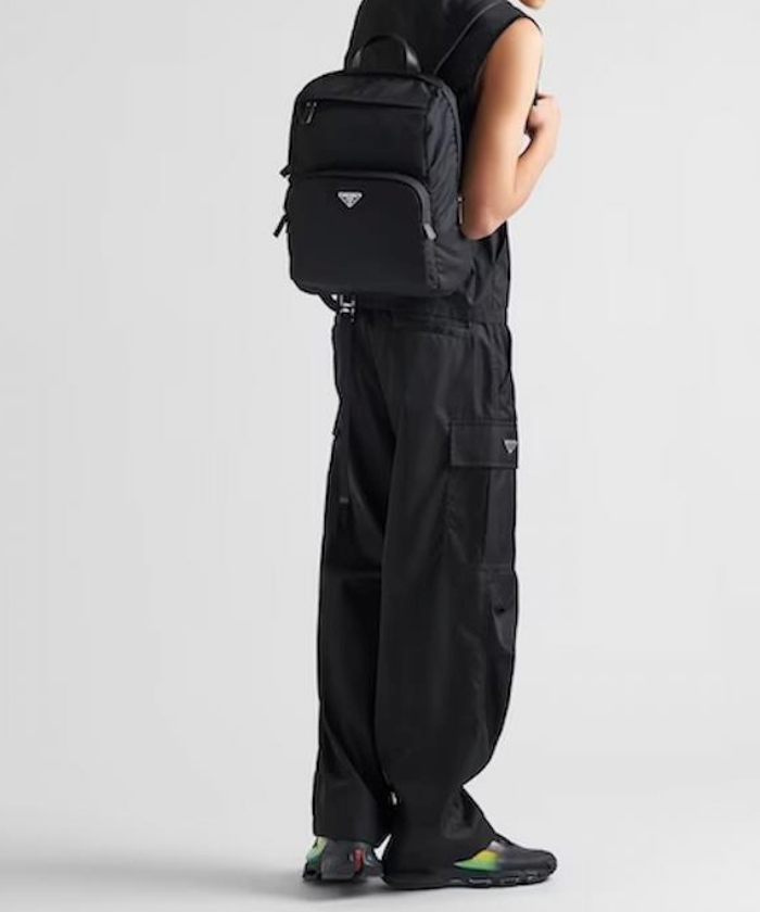 Re-Nylon xサフィアーノレザー バックパック Re-Nylon xサフィアーノレザー バックパック