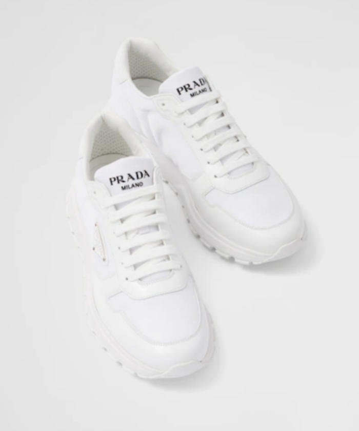 プラダ PRAX 1 Re-Nylon ×ブラッシュドレザー スニーカー プラダ PRAX 1 Re-Nylon ×ブラッシュドレザー スニーカー