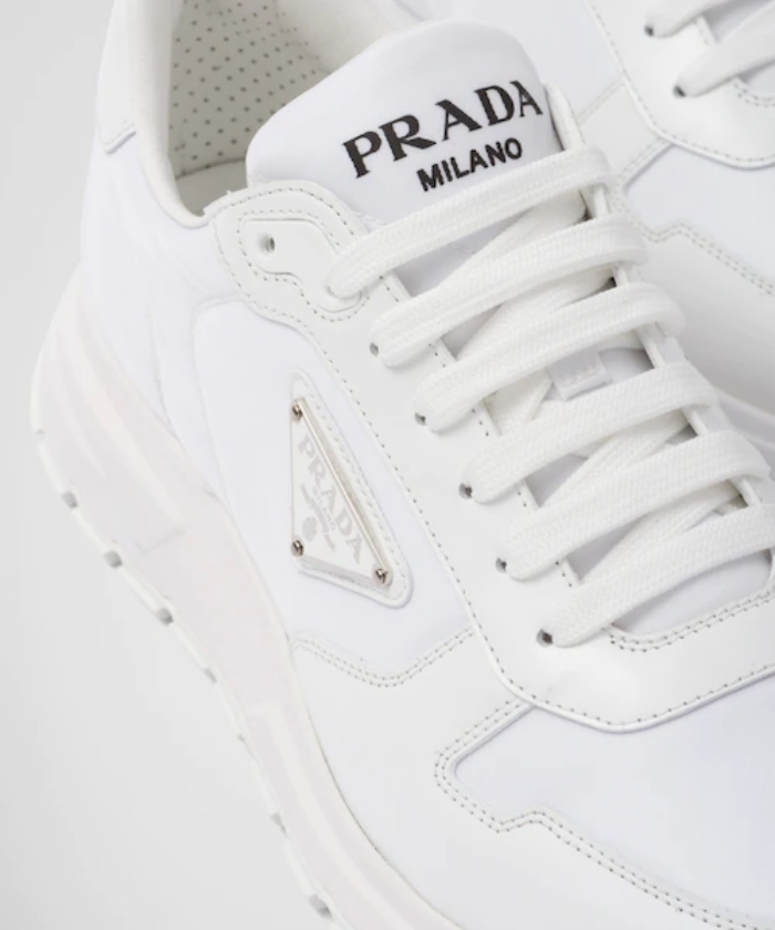 プラダ PRAX 1 Re-Nylon ×ブラッシュドレザー スニーカー プラダ PRAX 1 Re-Nylon ×ブラッシュドレザー スニーカー
