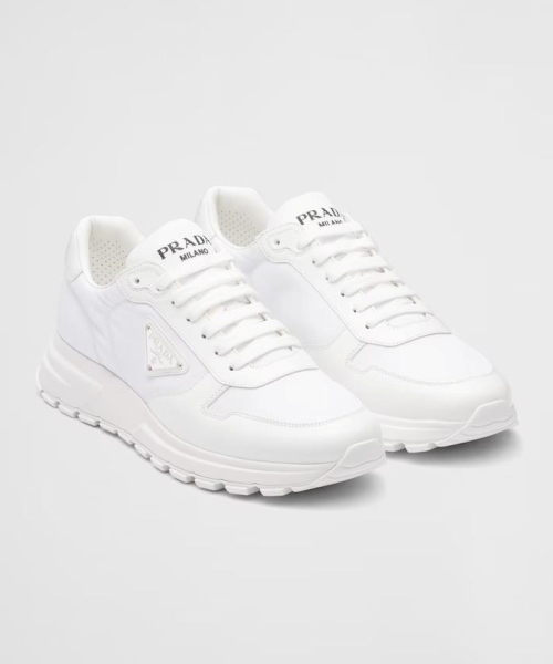 プラダ PRAX 1 Re-Nylon ×ブラッシュドレザー スニーカー 2EE369_3LF5_F0009_F_G000 プラダ PRAX 1 Re-Nylon ×ブラッシュドレザー スニーカー 2EE369_3LF5_F0009_F_G000