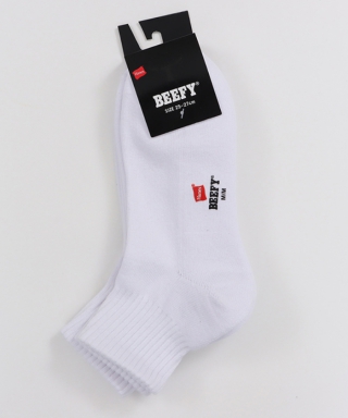 ヘインズ BEEFYクォーターレングスソックス2P　HMSBW201