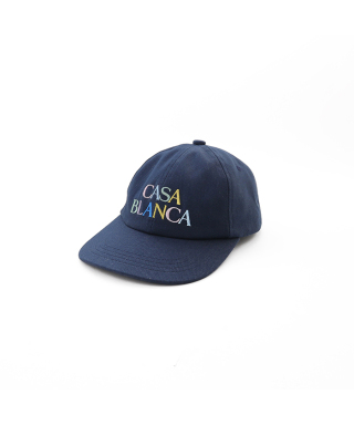 STACKED LOGO EMBROIDERED CAP　HAT-002-24