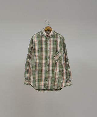 BRITISH OFFICER’S SHIRT TYPE2 FLANNEL CHECK　80470010005