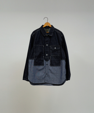UTILITY SHIRT TYPE2 10OZ DENIM