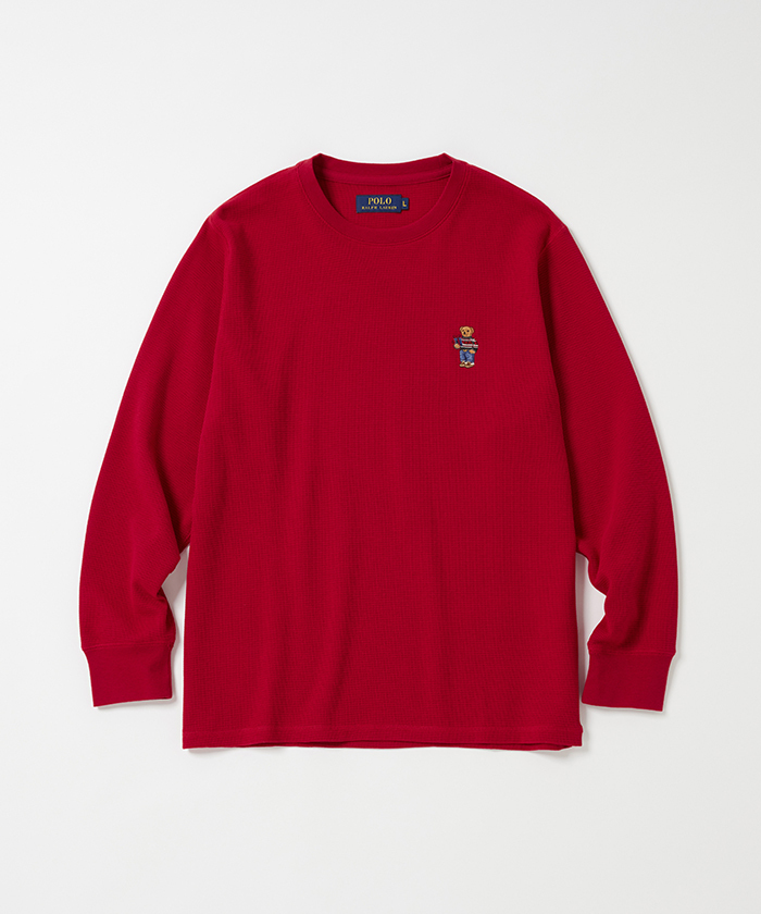Holiday Bear Waffle Long Sleeve RM8-Y003(M2380195)｜HANKYU