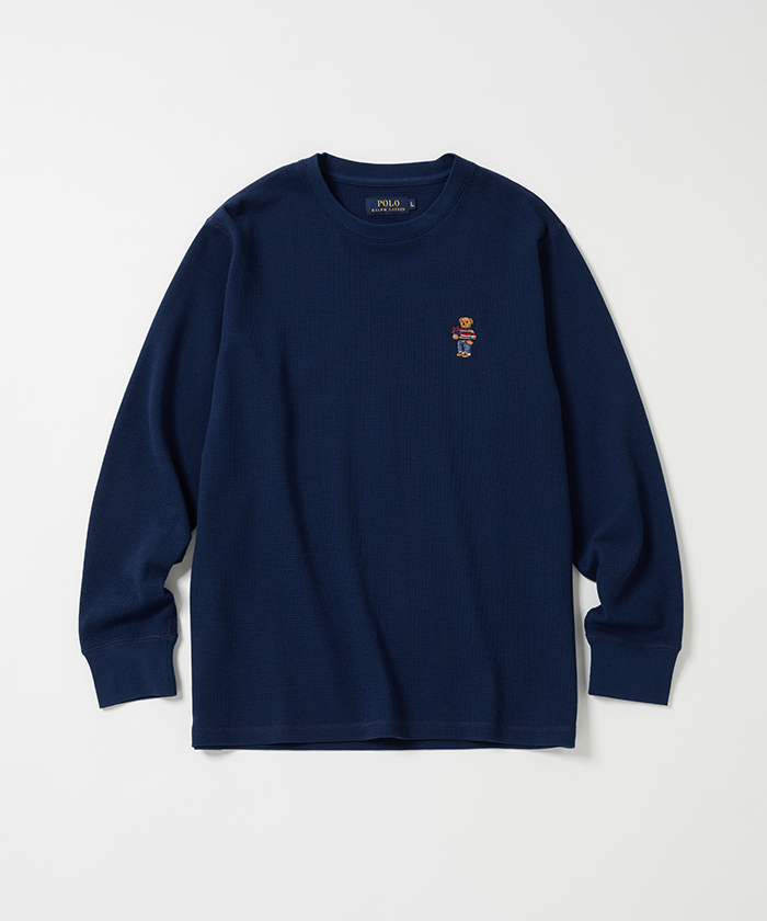 Holiday Bear Waffle Long Sleeve RM8-Y003(M2380195)｜HANKYU