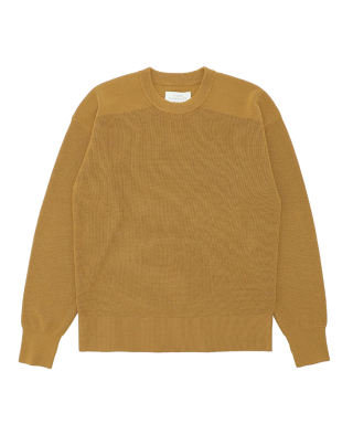 PARKE-12GG NAVAL RIB CREW NECK　SNM-1044