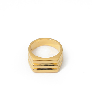 Stripe Ring 24K Coating　XOR055-AG