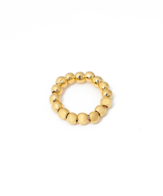 Hammer Sphere Ring Large 24K Coating　XOR062-AG