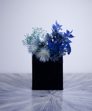 Flower Pocket Square Anthurium-BL　23-FA044