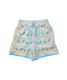 SILK SHORTS WITH DRAWSTRINGS　MPS24-TR-012-01
