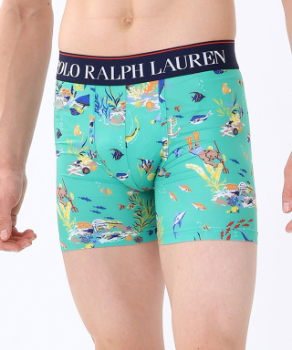 Microfiber Boxer Brief Leagues Below Printed　RM3-Z107