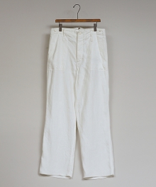 FRENCH WORK PANT LINEN PIN OX　80480050004