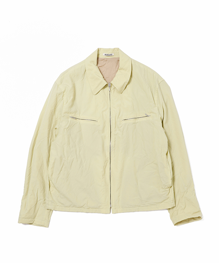 HIGH COUNT WOOL POPLIN BLOUSON A24SB01WP(M243G012)｜HANKYU MEN 